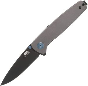 SOG Twitch III Linerlock Gunmetal - Black 154CM Blade