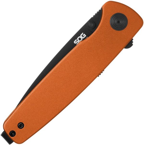 SOG Twitch III Linerlock Folding Knife 154CM Burnt Orange