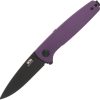 SOG Twitch III Linerlock Assisted Opening Folding Knife Purple