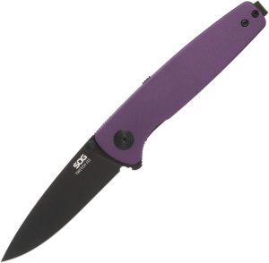 SOG Twitch III Linerlock Assisted Opening Folding Knife Purple