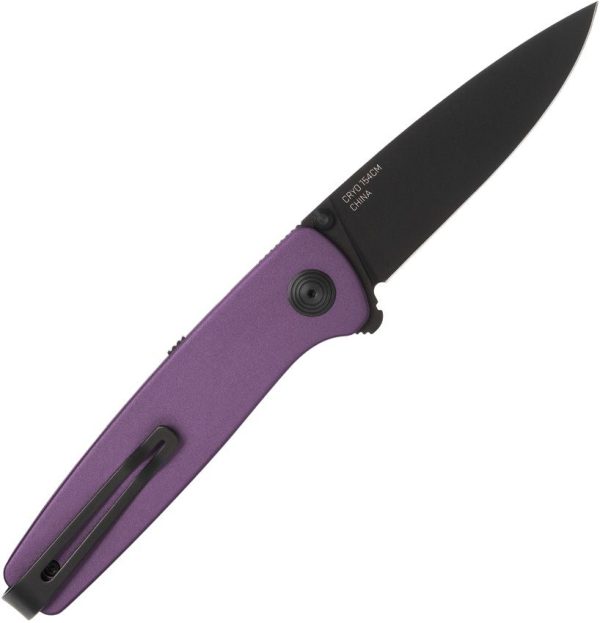 SOG Twitch III Linerlock Assisted Opening Folding Knife Purple