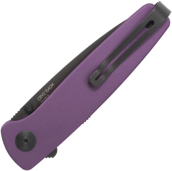 SOG Twitch III Linerlock Assisted Opening Folding Knife Purple
