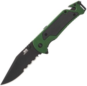 SOG Escape ATK 2.0 Assisted Folding Knife AUS-8 Black Blade