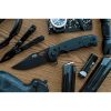 SOG Seal XR Clip Point Folding Knife S35VN Black FRN 7"
