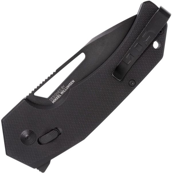 SOG Prohen XR Mikkel Willumsen Folding Knife D2 Steel Black G10