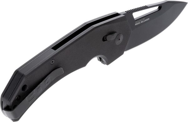 SOG Prohen XR Mikkel Willumsen Folding Knife D2 Steel Black G10