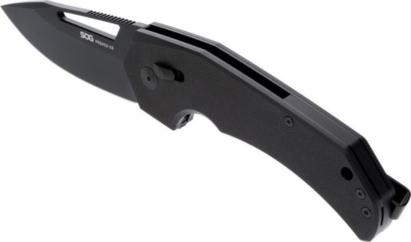 SOG Prohen XR Mikkel Willumsen Folding Knife D2 Steel Black G10