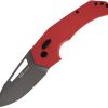 SOG Prohen XR Lock Red Folding Knife D2 Steel G10 Handle