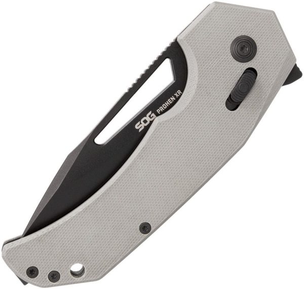 SOG Prohen XR Lock Folding Knife D2 Steel Gray G10 EDC