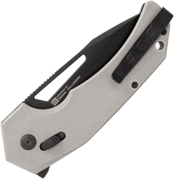 SOG Prohen XR Lock Folding Knife D2 Steel Gray G10 EDC
