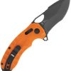 SOG Kiku LTE XR Lock Orange G10 Folding Knife CTS-XHP