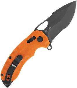 SOG Kiku LTE XR Lock Orange G10 Folding Knife CTS-XHP