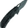 SOG Kiku LTE XR Lock Folding Knife 3" Black CTS-XHP Blade