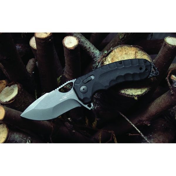 SOG Kiku LTE XR Lock Folding Knife 3" Black CTS-XHP Blade
