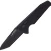 SOG Vision XR Lock Blackout Folding Knife CTS-XHP Tanto