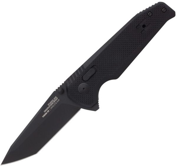 SOG Vision XR Lock Blackout Folding Knife CTS-XHP Tanto