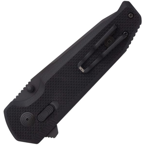 SOG Vision XR Lock Blackout Folding Knife CTS-XHP Tanto