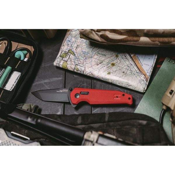 SOG Vision LTE XR Lock - Red Tanto