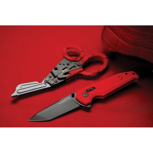 SOG Vision LTE XR Lock - Red Tanto