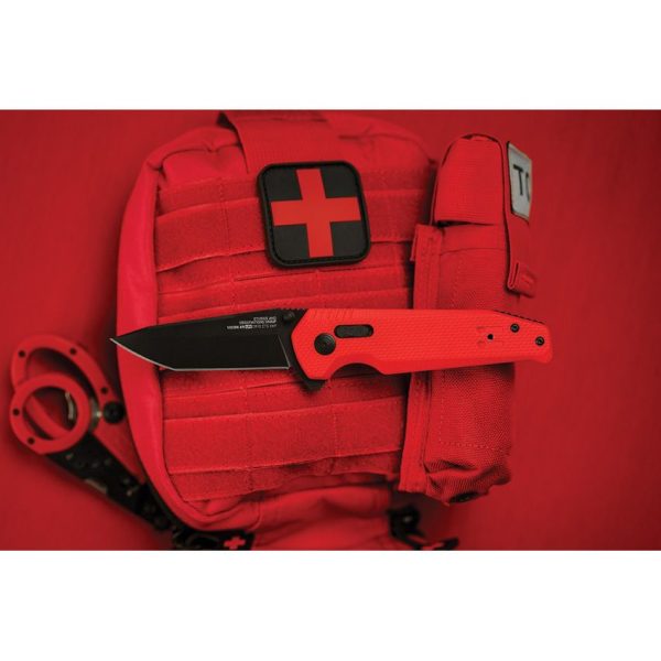 SOG Vision LTE XR Lock - Red Tanto