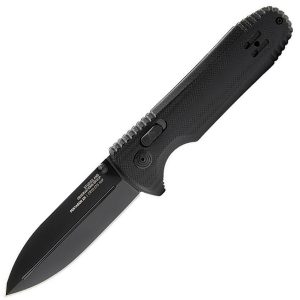 SOG Pentagon XR Lock Blackout Folding Knife CTS-XHP Black G10