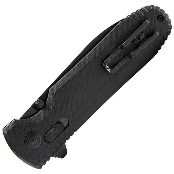 SOG Pentagon XR Lock Blackout Folding Knife CTS-XHP Black G10