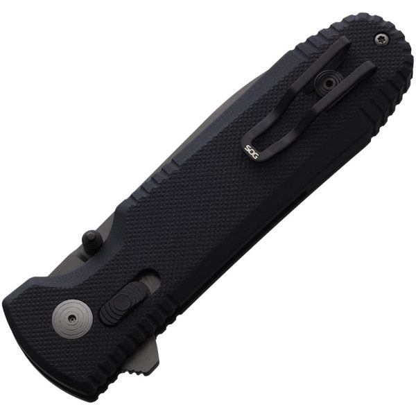 SOG Pentagon XR Lock LTE Black Folding Knife CTS-XHP Blade