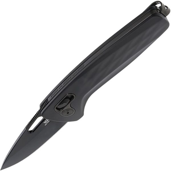 SOG One-Zero XR Lock Black Folding Knife CPM S35VN