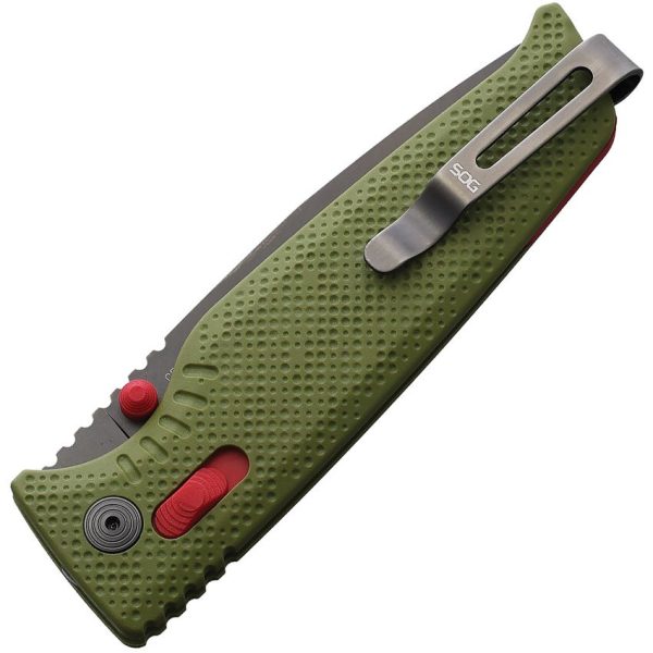 SOG Altair XR Lock Folding Knife Field Green 3" Blade