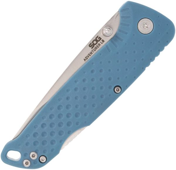 SOG Adventure Lockback Blue Glass Filled Nylon