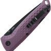 SOG Adventure Lockback Purple PVD Coated Blade