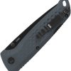 SOG Adventurer Lockback Drop Point Gray/Black