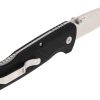 SOG Adventurer Lockback Drop Point Black Satin