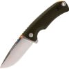 SOG Tellus Framelock 3.5" 440 Stainless Green Folding Knife