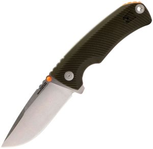 SOG Tellus Framelock 3.5" 440 Stainless Green Folding Knife