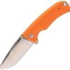 SOG Tellus FLK Folding Knife 3.75" 440 Stainless Orange Handle