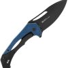 SOG Bulwark Framelock Folding Knife 3" D2 Blue Micarta