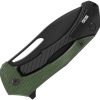 SOG Bulwark Framelock Folding Knife D2 Steel OD Green Micarta
