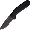 SOG Auto SOG-TAC AU-XR Serrated D2 Black