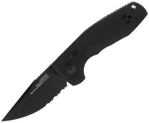SOG Auto Sog-Tac Com Drop Point Serrated