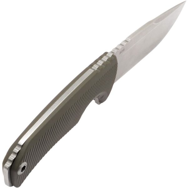 SOG Tellus FX Fixed Blade Knife 440 Stainless OD Green