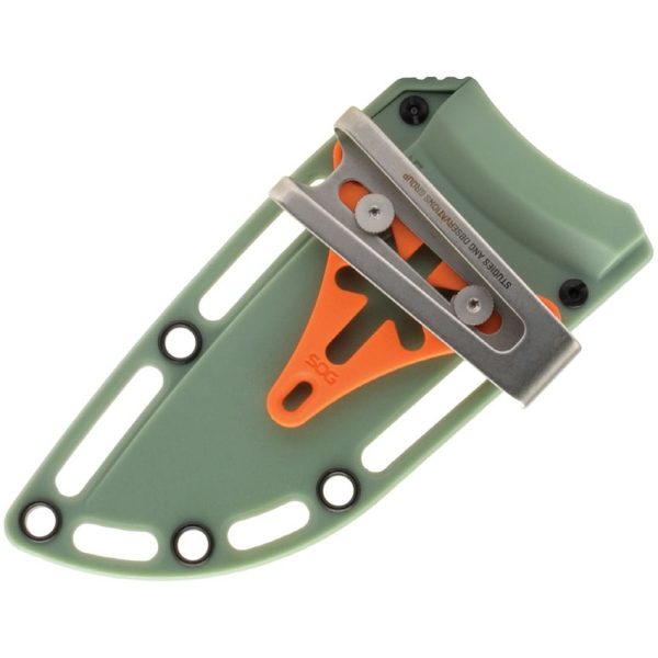SOG Tellus FX Fixed Blade Knife - Orange GRN Handle