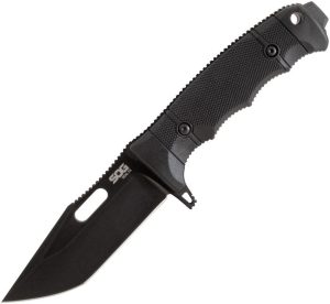 SOG Seal FX Tanto Fixed Blade Knife S35VN Black Cerakote