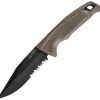 SOG Recondo FX FDE Fixed Blade Knife 440C Serrated Tactical