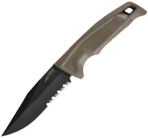 SOG Recondo FX FDE Fixed Blade Knife 440C Serrated Tactical