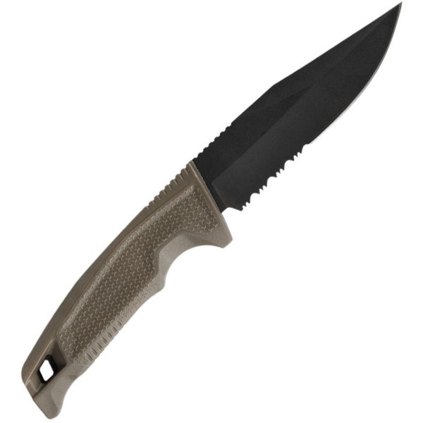 SOG Recondo FX FDE Fixed Blade Knife 440C Serrated Tactical