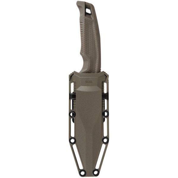 SOG Recondo FX FDE Fixed Blade Knife 440C Serrated Tactical