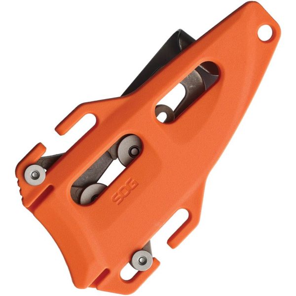 SOG Ether FX Fixed Blade Knife CPM S35VN Orange G10