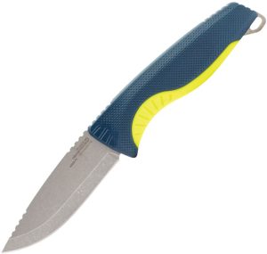 SOG Aegis FX Fixed Blade - Acid Yellow and Indigo