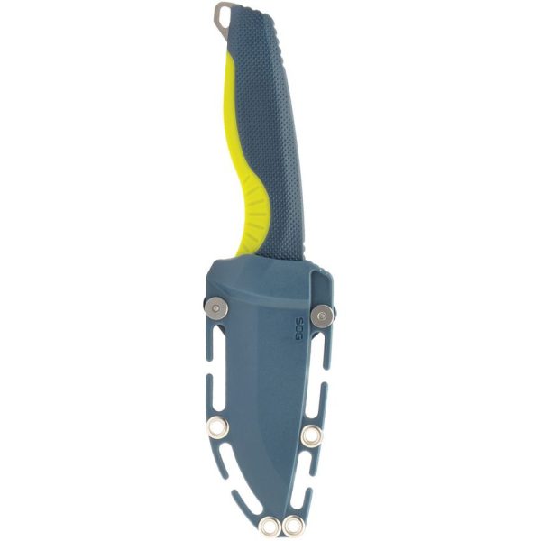 SOG Aegis FX Fixed Blade - Acid Yellow and Indigo